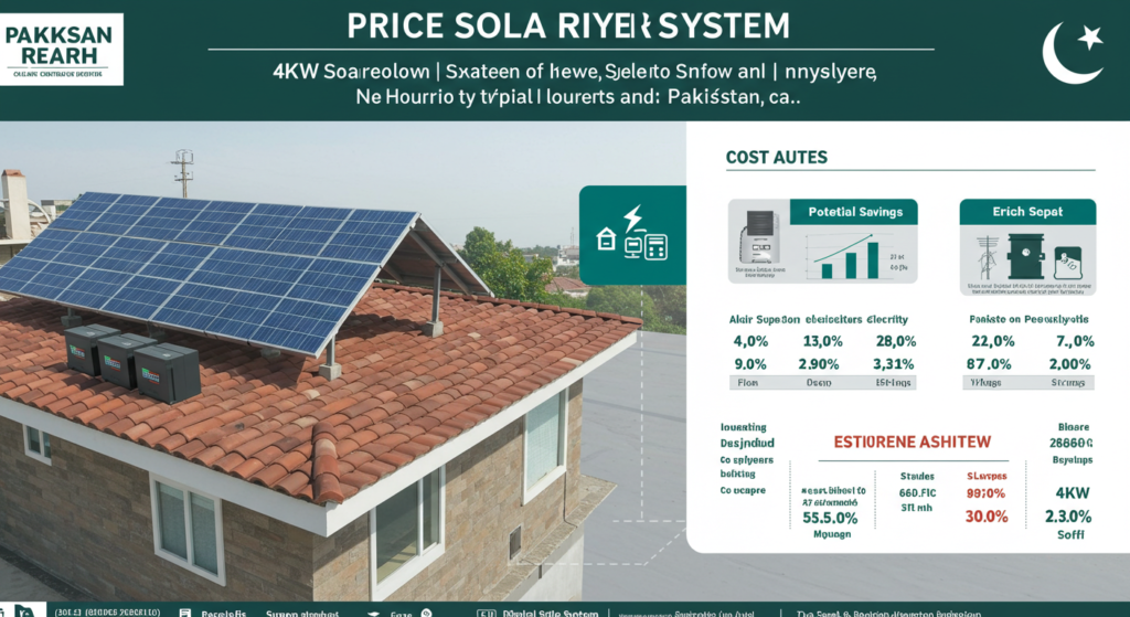 4kw solar system price in pakistan