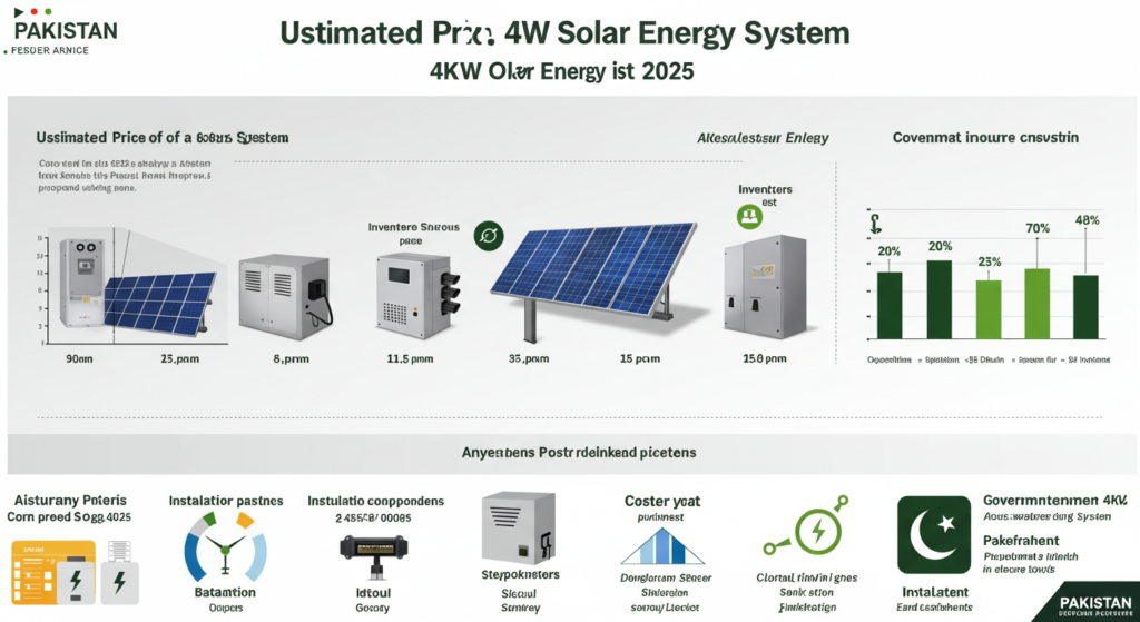 Price of 4kW Solar System in Pakistan (2025)