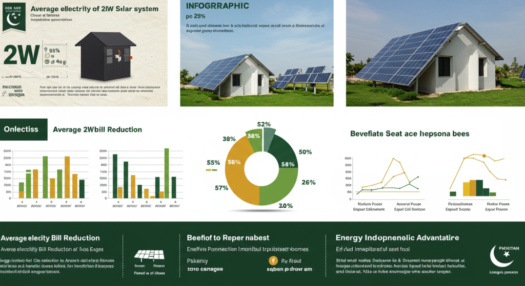 Benefits of a 2kW Solar System in Pakistan